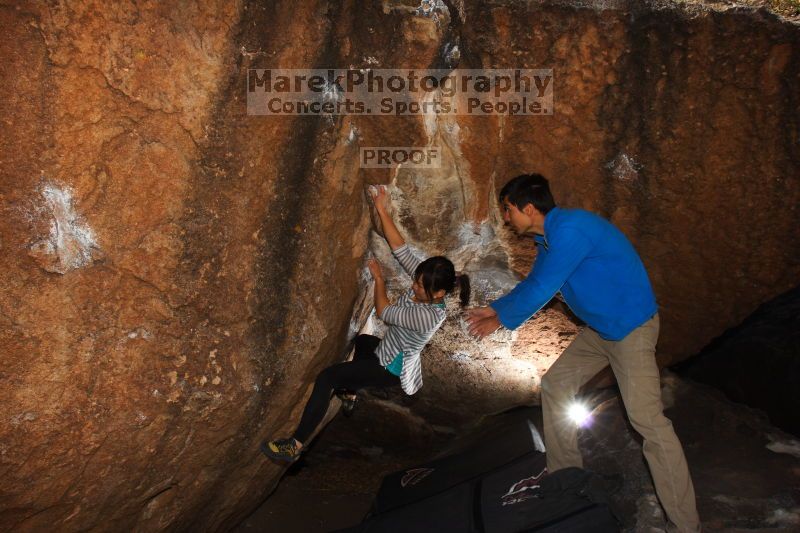 Bouldering in Hueco Tanks on 03/19/2016 with Blue Lizard Climbing and Yoga
Filename: SRM_20160319_1013470.jpg
Aperture: f/10.0
Shutter Speed: 1/250
Body: Canon EOS 20D
Lens: Canon EF 16-35mm f/2.8 L