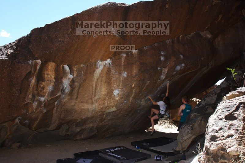 Bouldering in Hueco Tanks on 04/11/2016 with Blue Lizard Climbing and Yoga
Filename: SRM_20160411_1232500.jpg
Aperture: f/8.0
Shutter Speed: 1/250
Body: Canon EOS 20D
Lens: Canon EF 16-35mm f/2.8 L