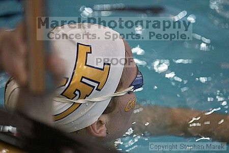 Lisa Hancock placed 5th in the women;s 200 yd medley against UVA.

Filename: crw_3707_std.jpg
Aperture: f/2.8
Shutter Speed: 1/400
Body: Canon EOS DIGITAL REBEL
Lens: Canon EF 80-200mm f/2.8 L
