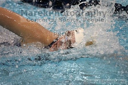 Vesna Stojanovska placed 5th in the women's 500 yd freestyle against UVA
Filename: crw_3770_std.jpg
Aperture: f/2.8
Shutter Speed: 1/500
Body: Canon EOS DIGITAL REBEL
Lens: Canon EF 80-200mm f/2.8 L