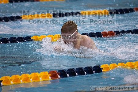 Alex Williams placed 4th in the 100m breaststroke against FSU, UMD and VT

Filename: crw_3026_std.jpg
Aperture: f/2.8
Shutter Speed: 1/500
Body: Canon EOS DIGITAL REBEL
Lens: Canon EF 80-200mm f/2.8 L