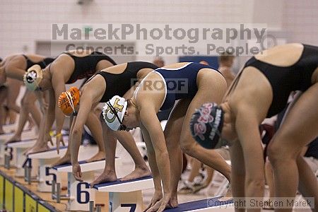 Alison Walker placed 6th in the 100m breaststroke against FSU, UMD and VT

Filename: crw_3011_std.jpg
Aperture: f/2.8
Shutter Speed: 1/500
Body: Canon EOS DIGITAL REBEL
Lens: Canon EF 80-200mm f/2.8 L