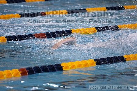 Meghan DeVinney placed 8th in the 200m freestyle against FSU, UMD and VT
Filename: crw_2973_std.jpg
Aperture: f/2.8
Shutter Speed: 1/500
Body: Canon EOS DIGITAL REBEL
Lens: Canon EF 80-200mm f/2.8 L