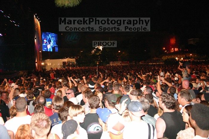 The Offspring performs on the 99X stage on the second day of Music Midtown, 2004.
Filename: IMG_6734.jpg
Aperture: f/4.0
Shutter Speed: 1/60
Body: Canon EOS DIGITAL REBEL
Lens: Canon EF-S 18-55mm f/3.5-5.6
