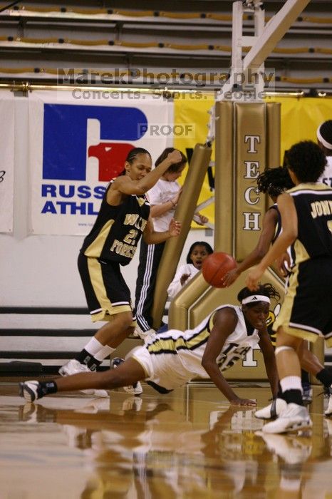 The Georgia Tech women's basketball team played Wake Forest.

Filename: IMG_1044.jpg
Aperture: f/2.8
Shutter Speed: 1/320
Body: Canon EOS DIGITAL REBEL
Lens: Canon EF 80-200mm f/2.8 L