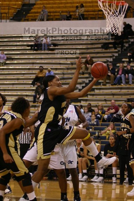 The Georgia Tech women's basketball team played Wake Forest.
Filename: IMG_1061.jpg
Aperture: f/2.8
Shutter Speed: 1/320
Body: Canon EOS DIGITAL REBEL
Lens: Canon EF 80-200mm f/2.8 L