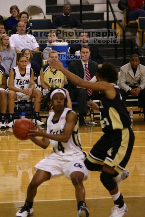 The Georgia Tech women's basketball team played Wake Forest.

Filename: IMG_1157.jpg
Aperture: f/2.8
Shutter Speed: 1/320
Body: Canon EOS DIGITAL REBEL
Lens: Canon EF 80-200mm f/2.8 L