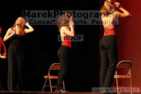 Alpha Chi Omega won 2nd place in the Mock Rock competition.

Filename: img_1851_std.jpg
Aperture: f/2.8
Shutter Speed: 1/160
Body: Canon EOS DIGITAL REBEL
Lens: Canon EF 80-200mm f/2.8 L