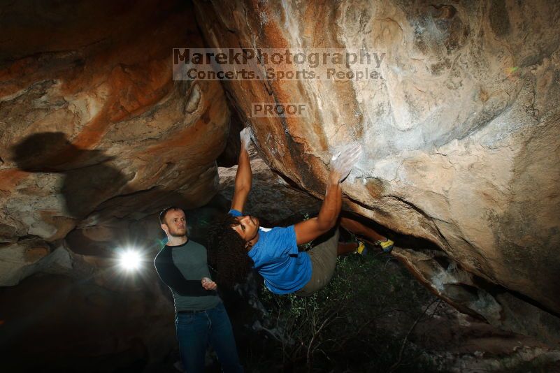 Bouldering in Hueco Tanks on 10/19/2018 with Blue Lizard Climbing and Yoga

Filename: SRM_20181019_1216460.jpg
Aperture: f/8.0
Shutter Speed: 1/250
Body: Canon EOS-1D Mark II
Lens: Canon EF 16-35mm f/2.8 L