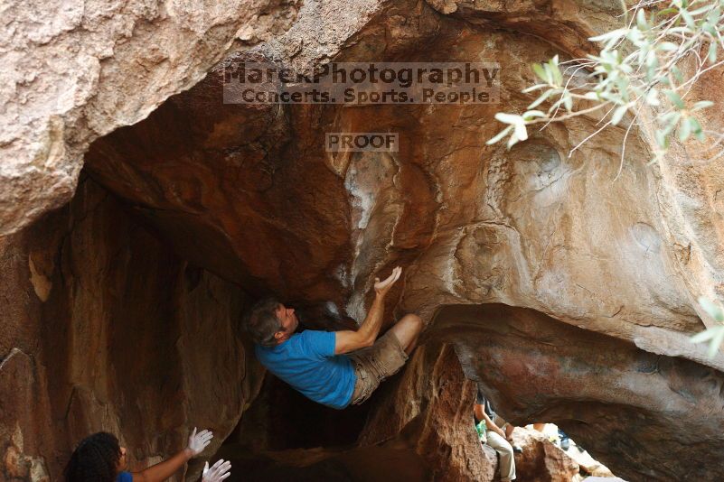 Bouldering in Hueco Tanks on 10/19/2018 with Blue Lizard Climbing and Yoga

Filename: SRM_20181019_1328330.jpg
Aperture: f/4.0
Shutter Speed: 1/320
Body: Canon EOS-1D Mark II
Lens: Canon EF 50mm f/1.8 II
