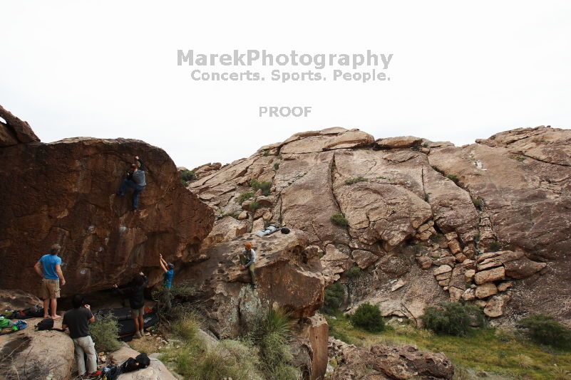 Bouldering in Hueco Tanks on 10/19/2018 with Blue Lizard Climbing and Yoga

Filename: SRM_20181019_1515190.jpg
Aperture: f/5.6
Shutter Speed: 1/500
Body: Canon EOS-1D Mark II
Lens: Canon EF 16-35mm f/2.8 L