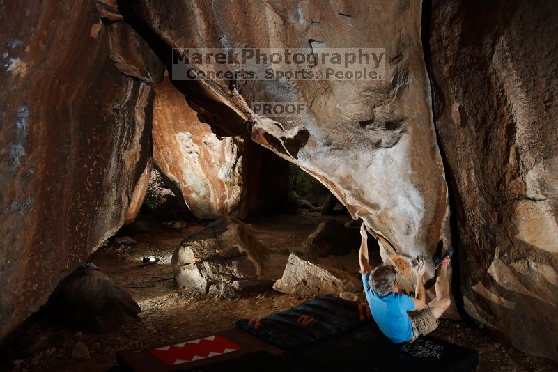Bouldering in Hueco Tanks on 10/19/2018 with Blue Lizard Climbing and Yoga
Filename: SRM_20181019_1611340.jpg
Aperture: f/5.6
Shutter Speed: 1/250
Body: Canon EOS-1D Mark II
Lens: Canon EF 16-35mm f/2.8 L