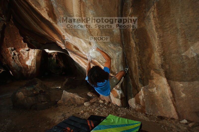 Bouldering in Hueco Tanks on 10/19/2018 with Blue Lizard Climbing and Yoga

Filename: SRM_20181019_1731330.jpg
Aperture: f/7.1
Shutter Speed: 1/250
Body: Canon EOS-1D Mark II
Lens: Canon EF 16-35mm f/2.8 L