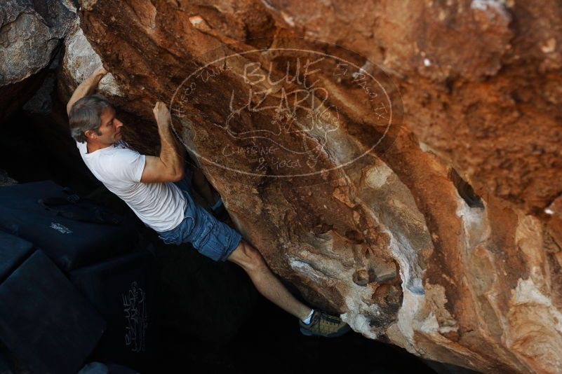 Bouldering in Hueco Tanks on 11/02/2018 with Blue Lizard Climbing and Yoga
Filename: SRM_20181102_1016030.jpg
Aperture: f/4.0
Shutter Speed: 1/400
Body: Canon EOS-1D Mark II
Lens: Canon EF 50mm f/1.8 II