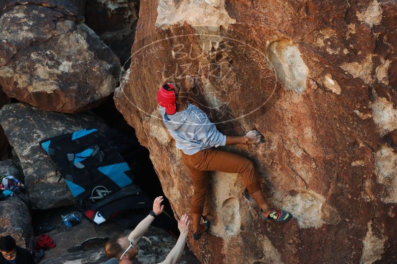 Bouldering in Hueco Tanks on 11/02/2018 with Blue Lizard Climbing and Yoga
Filename: SRM_20181102_1032350.jpg
Aperture: f/4.0
Shutter Speed: 1/640
Body: Canon EOS-1D Mark II
Lens: Canon EF 50mm f/1.8 II