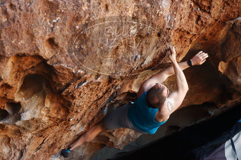 Bouldering in Hueco Tanks on 11/02/2018 with Blue Lizard Climbing and Yoga
Filename: SRM_20181102_1100100.jpg
Aperture: f/4.0
Shutter Speed: 1/400
Body: Canon EOS-1D Mark II
Lens: Canon EF 50mm f/1.8 II