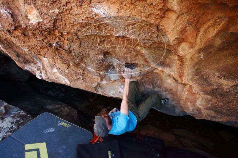 Bouldering in Hueco Tanks on 11/02/2018 with Blue Lizard Climbing and Yoga
Filename: SRM_20181102_1134450.jpg
Aperture: f/4.0
Shutter Speed: 1/320
Body: Canon EOS-1D Mark II
Lens: Canon EF 16-35mm f/2.8 L