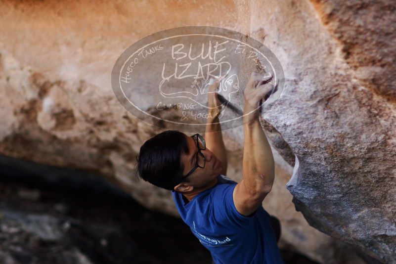 Bouldering in Hueco Tanks on 11/02/2018 with Blue Lizard Climbing and Yoga

Filename: SRM_20181102_1157430.jpg
Aperture: f/2.0
Shutter Speed: 1/400
Body: Canon EOS-1D Mark II
Lens: Canon EF 85mm f/1.2 L II
