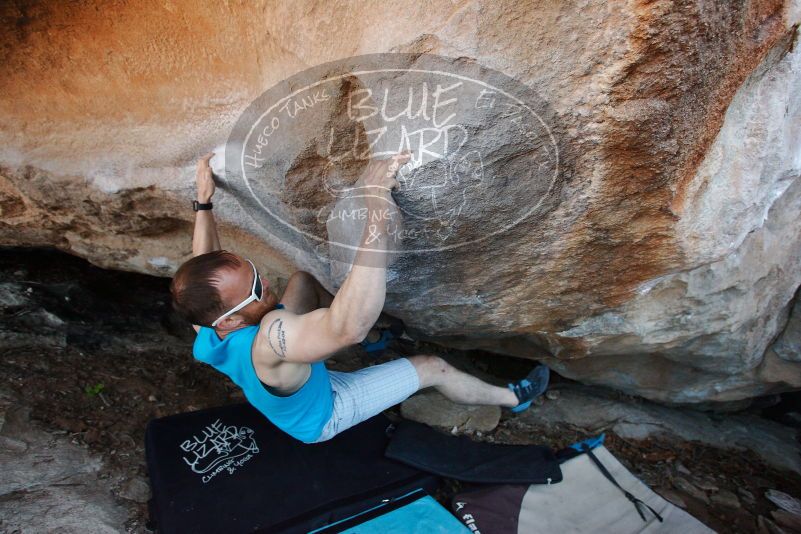 Bouldering in Hueco Tanks on 11/02/2018 with Blue Lizard Climbing and Yoga

Filename: SRM_20181102_1219070.jpg
Aperture: f/4.0
Shutter Speed: 1/250
Body: Canon EOS-1D Mark II
Lens: Canon EF 16-35mm f/2.8 L