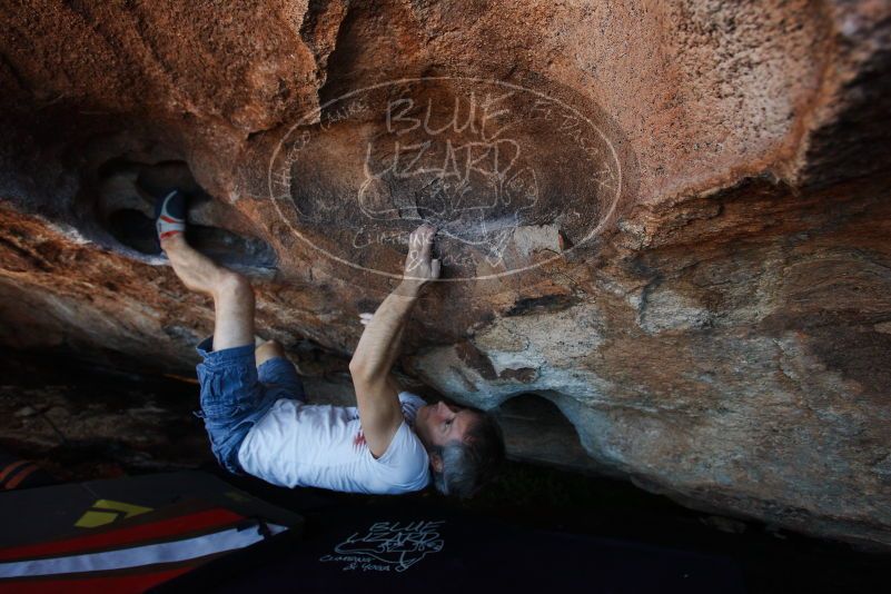Bouldering in Hueco Tanks on 11/02/2018 with Blue Lizard Climbing and Yoga
Filename: SRM_20181102_1349150.jpg
Aperture: f/4.0
Shutter Speed: 1/320
Body: Canon EOS-1D Mark II
Lens: Canon EF 16-35mm f/2.8 L