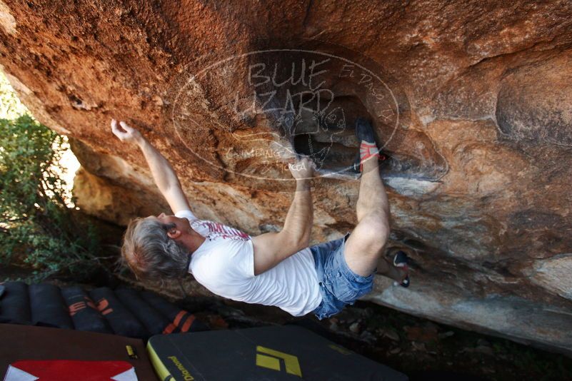 Bouldering in Hueco Tanks on 11/02/2018 with Blue Lizard Climbing and Yoga
Filename: SRM_20181102_1353280.jpg
Aperture: f/4.0
Shutter Speed: 1/400
Body: Canon EOS-1D Mark II
Lens: Canon EF 16-35mm f/2.8 L