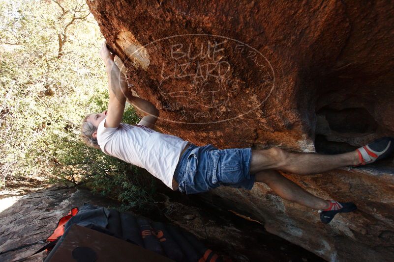 Bouldering in Hueco Tanks on 11/02/2018 with Blue Lizard Climbing and Yoga

Filename: SRM_20181102_1353360.jpg
Aperture: f/4.0
Shutter Speed: 1/1000
Body: Canon EOS-1D Mark II
Lens: Canon EF 16-35mm f/2.8 L