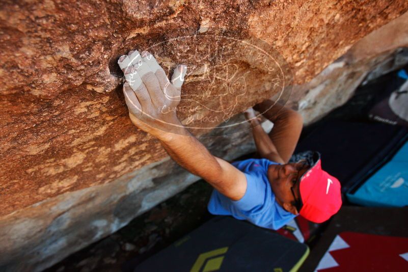 Bouldering in Hueco Tanks on 11/02/2018 with Blue Lizard Climbing and Yoga

Filename: SRM_20181102_1400081.jpg
Aperture: f/4.0
Shutter Speed: 1/400
Body: Canon EOS-1D Mark II
Lens: Canon EF 16-35mm f/2.8 L
