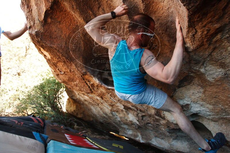 Bouldering in Hueco Tanks on 11/02/2018 with Blue Lizard Climbing and Yoga
Filename: SRM_20181102_1438580.jpg
Aperture: f/4.0
Shutter Speed: 1/400
Body: Canon EOS-1D Mark II
Lens: Canon EF 16-35mm f/2.8 L