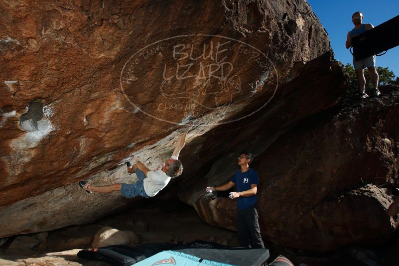 Bouldering in Hueco Tanks on 11/02/2018 with Blue Lizard Climbing and Yoga

Filename: SRM_20181102_1557410.jpg
Aperture: f/9.0
Shutter Speed: 1/250
Body: Canon EOS-1D Mark II
Lens: Canon EF 16-35mm f/2.8 L