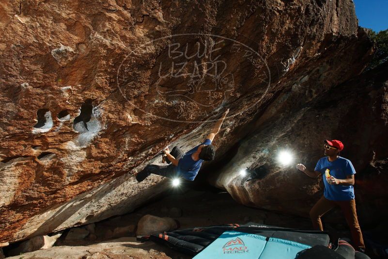 Bouldering in Hueco Tanks on 11/02/2018 with Blue Lizard Climbing and Yoga

Filename: SRM_20181102_1638530.jpg
Aperture: f/9.0
Shutter Speed: 1/250
Body: Canon EOS-1D Mark II
Lens: Canon EF 16-35mm f/2.8 L