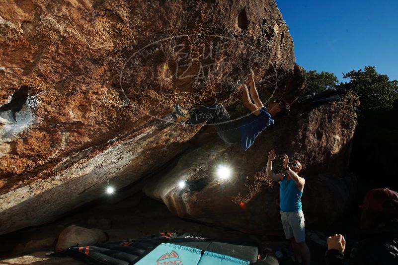 Bouldering in Hueco Tanks on 11/02/2018 with Blue Lizard Climbing and Yoga

Filename: SRM_20181102_1702090.jpg
Aperture: f/9.0
Shutter Speed: 1/250
Body: Canon EOS-1D Mark II
Lens: Canon EF 16-35mm f/2.8 L