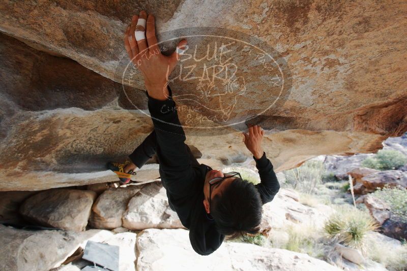 Bouldering in Hueco Tanks on 11/03/2018 with Blue Lizard Climbing and Yoga
Filename: SRM_20181103_0936171.jpg
Aperture: f/5.6
Shutter Speed: 1/320
Body: Canon EOS-1D Mark II
Lens: Canon EF 16-35mm f/2.8 L