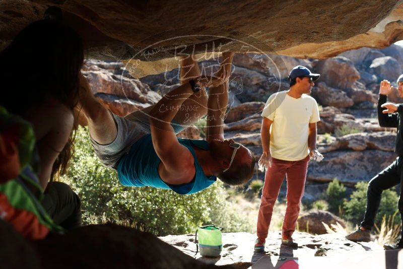 Bouldering in Hueco Tanks on 11/03/2018 with Blue Lizard Climbing and Yoga

Filename: SRM_20181103_1009221.jpg
Aperture: f/5.6
Shutter Speed: 1/500
Body: Canon EOS-1D Mark II
Lens: Canon EF 50mm f/1.8 II