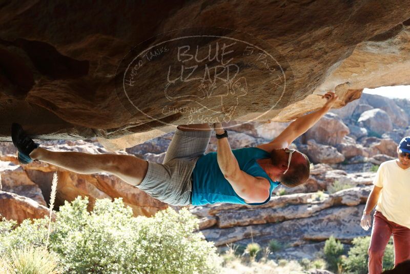 Bouldering in Hueco Tanks on 11/03/2018 with Blue Lizard Climbing and Yoga
Filename: SRM_20181103_1020131.jpg
Aperture: f/5.6
Shutter Speed: 1/320
Body: Canon EOS-1D Mark II
Lens: Canon EF 50mm f/1.8 II