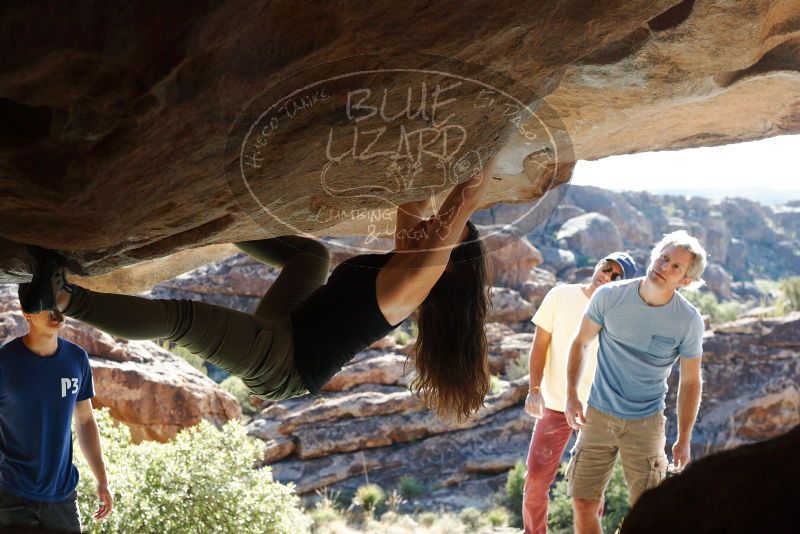 Bouldering in Hueco Tanks on 11/03/2018 with Blue Lizard Climbing and Yoga
Filename: SRM_20181103_1031020.jpg
Aperture: f/5.6
Shutter Speed: 1/640
Body: Canon EOS-1D Mark II
Lens: Canon EF 50mm f/1.8 II