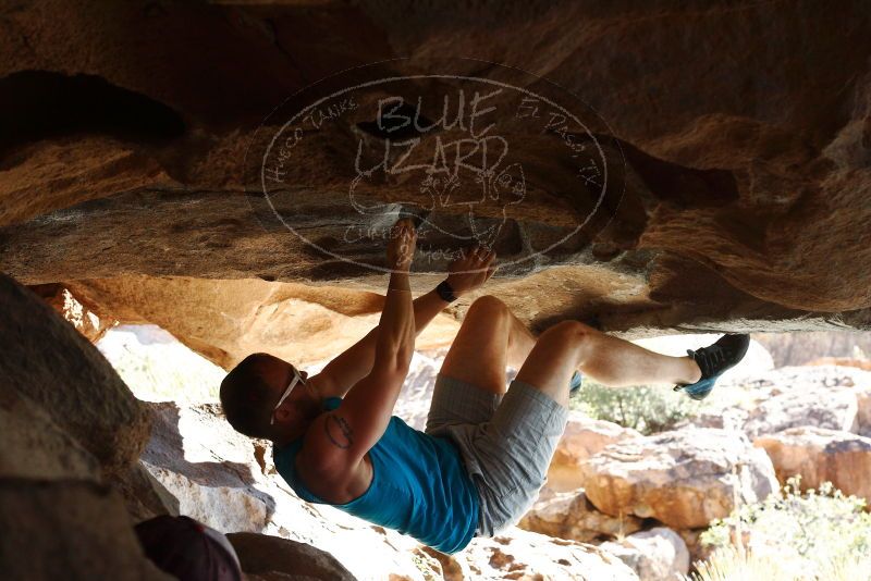 Bouldering in Hueco Tanks on 11/03/2018 with Blue Lizard Climbing and Yoga
Filename: SRM_20181103_1036521.jpg
Aperture: f/5.6
Shutter Speed: 1/250
Body: Canon EOS-1D Mark II
Lens: Canon EF 50mm f/1.8 II