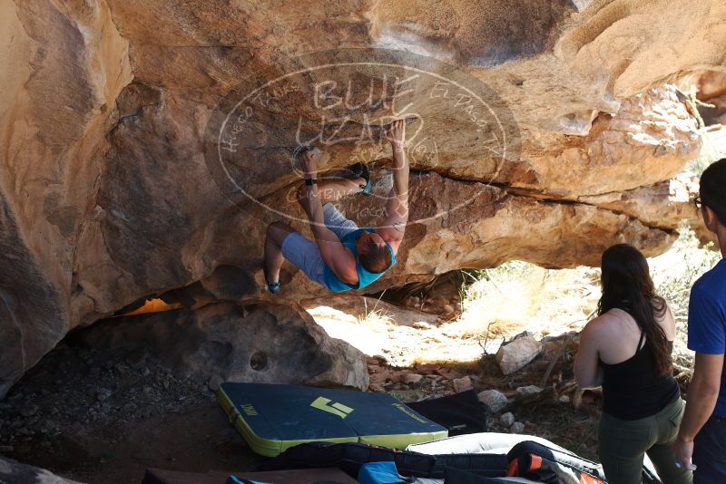 Bouldering in Hueco Tanks on 11/03/2018 with Blue Lizard Climbing and Yoga

Filename: SRM_20181103_1201490.jpg
Aperture: f/4.0
Shutter Speed: 1/500
Body: Canon EOS-1D Mark II
Lens: Canon EF 50mm f/1.8 II