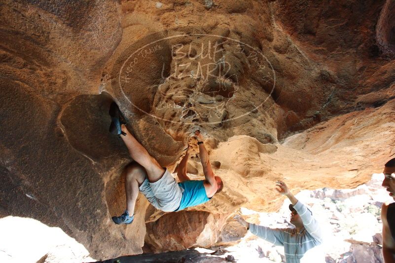 Bouldering in Hueco Tanks on 11/03/2018 with Blue Lizard Climbing and Yoga

Filename: SRM_20181103_1433200.jpg
Aperture: f/5.6
Shutter Speed: 1/250
Body: Canon EOS-1D Mark II
Lens: Canon EF 16-35mm f/2.8 L
