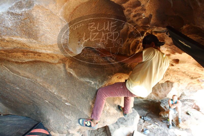 Bouldering in Hueco Tanks on 11/03/2018 with Blue Lizard Climbing and Yoga

Filename: SRM_20181103_1544500.jpg
Aperture: f/2.8
Shutter Speed: 1/250
Body: Canon EOS-1D Mark II
Lens: Canon EF 16-35mm f/2.8 L