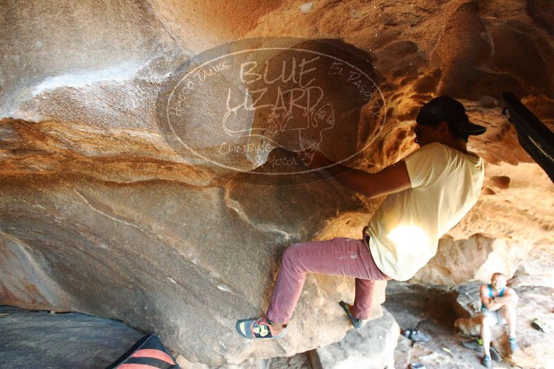 Bouldering in Hueco Tanks on 11/03/2018 with Blue Lizard Climbing and Yoga

Filename: SRM_20181103_1544560.jpg
Aperture: f/2.8
Shutter Speed: 1/250
Body: Canon EOS-1D Mark II
Lens: Canon EF 16-35mm f/2.8 L