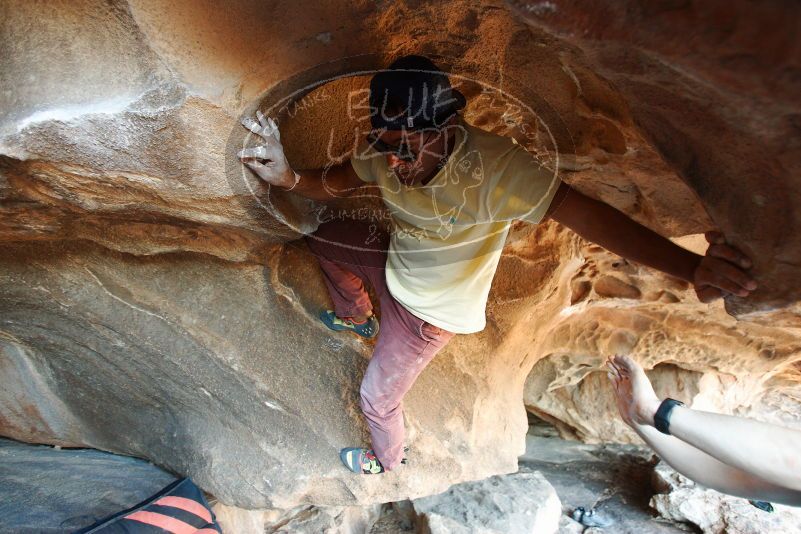 Bouldering in Hueco Tanks on 11/03/2018 with Blue Lizard Climbing and Yoga

Filename: SRM_20181103_1613540.jpg
Aperture: f/2.8
Shutter Speed: 1/125
Body: Canon EOS-1D Mark II
Lens: Canon EF 16-35mm f/2.8 L