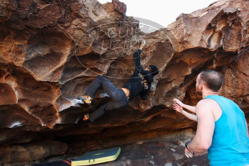 Bouldering in Hueco Tanks on 11/03/2018 with Blue Lizard Climbing and Yoga

Filename: SRM_20181103_1634580.jpg
Aperture: f/4.0
Shutter Speed: 1/250
Body: Canon EOS-1D Mark II
Lens: Canon EF 16-35mm f/2.8 L