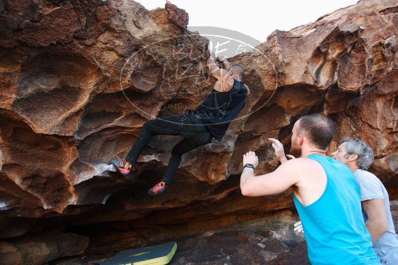 Bouldering in Hueco Tanks on 11/03/2018 with Blue Lizard Climbing and Yoga

Filename: SRM_20181103_1635520.jpg
Aperture: f/4.0
Shutter Speed: 1/320
Body: Canon EOS-1D Mark II
Lens: Canon EF 16-35mm f/2.8 L