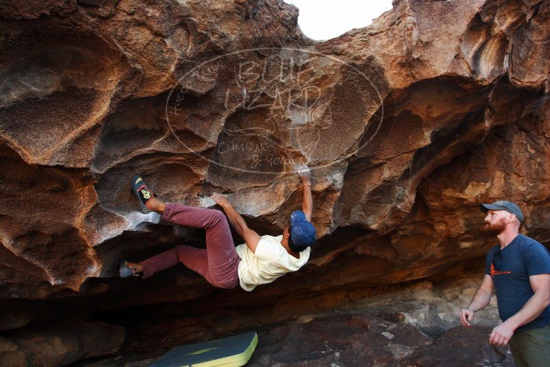Bouldering in Hueco Tanks on 11/03/2018 with Blue Lizard Climbing and Yoga

Filename: SRM_20181103_1642460.jpg
Aperture: f/5.0
Shutter Speed: 1/320
Body: Canon EOS-1D Mark II
Lens: Canon EF 16-35mm f/2.8 L