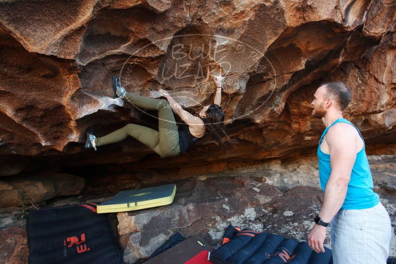 Bouldering in Hueco Tanks on 11/03/2018 with Blue Lizard Climbing and Yoga

Filename: SRM_20181103_1647370.jpg
Aperture: f/5.0
Shutter Speed: 1/250
Body: Canon EOS-1D Mark II
Lens: Canon EF 16-35mm f/2.8 L