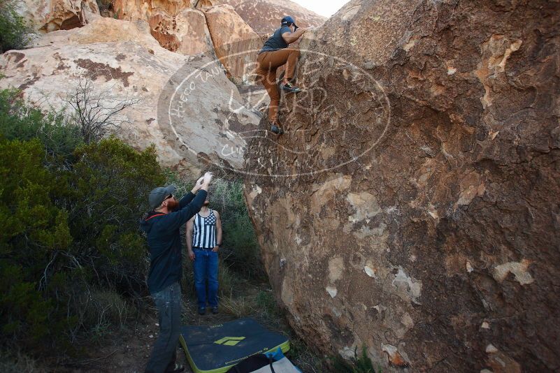 Bouldering in Hueco Tanks on 11/04/2018 with Blue Lizard Climbing and Yoga

Filename: SRM_20181104_1007260.jpg
Aperture: f/5.0
Shutter Speed: 1/400
Body: Canon EOS-1D Mark II
Lens: Canon EF 16-35mm f/2.8 L