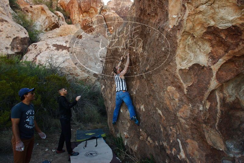 Bouldering in Hueco Tanks on 11/04/2018 with Blue Lizard Climbing and Yoga

Filename: SRM_20181104_1010420.jpg
Aperture: f/5.6
Shutter Speed: 1/320
Body: Canon EOS-1D Mark II
Lens: Canon EF 16-35mm f/2.8 L