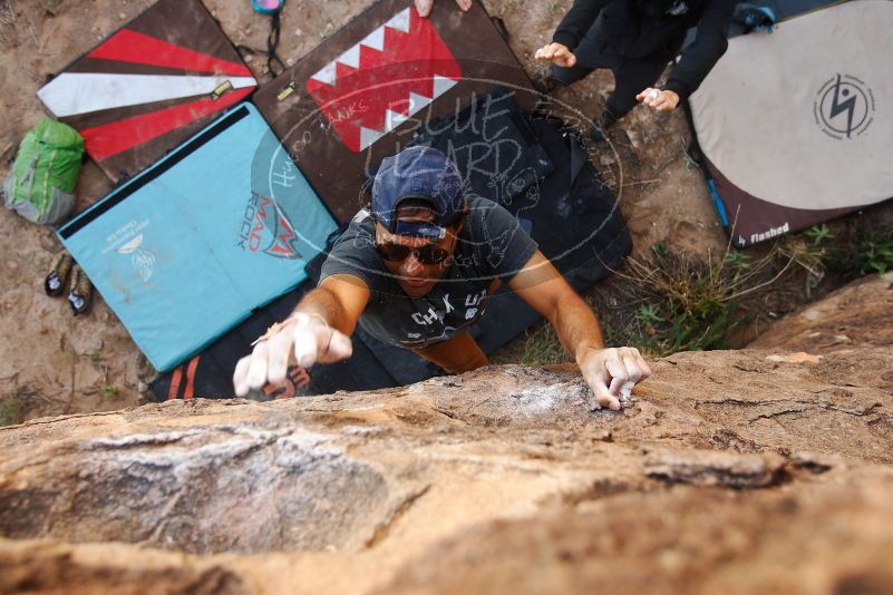 Bouldering in Hueco Tanks on 11/04/2018 with Blue Lizard Climbing and Yoga

Filename: SRM_20181104_1100220.jpg
Aperture: f/4.0
Shutter Speed: 1/250
Body: Canon EOS-1D Mark II
Lens: Canon EF 16-35mm f/2.8 L