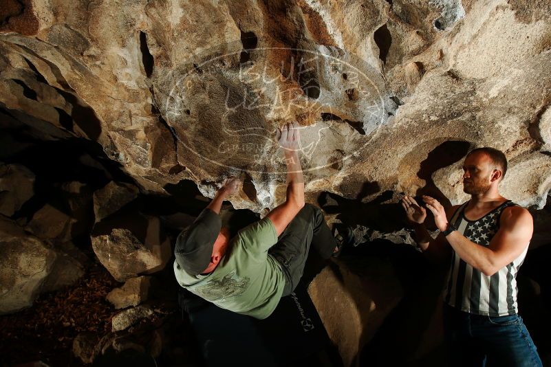 Bouldering in Hueco Tanks on 11/04/2018 with Blue Lizard Climbing and Yoga

Filename: SRM_20181104_1223310.jpg
Aperture: f/8.0
Shutter Speed: 1/250
Body: Canon EOS-1D Mark II
Lens: Canon EF 16-35mm f/2.8 L