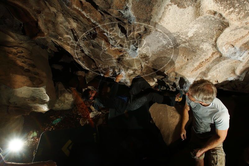 Bouldering in Hueco Tanks on 11/04/2018 with Blue Lizard Climbing and Yoga

Filename: SRM_20181104_1239120.jpg
Aperture: f/8.0
Shutter Speed: 1/250
Body: Canon EOS-1D Mark II
Lens: Canon EF 16-35mm f/2.8 L